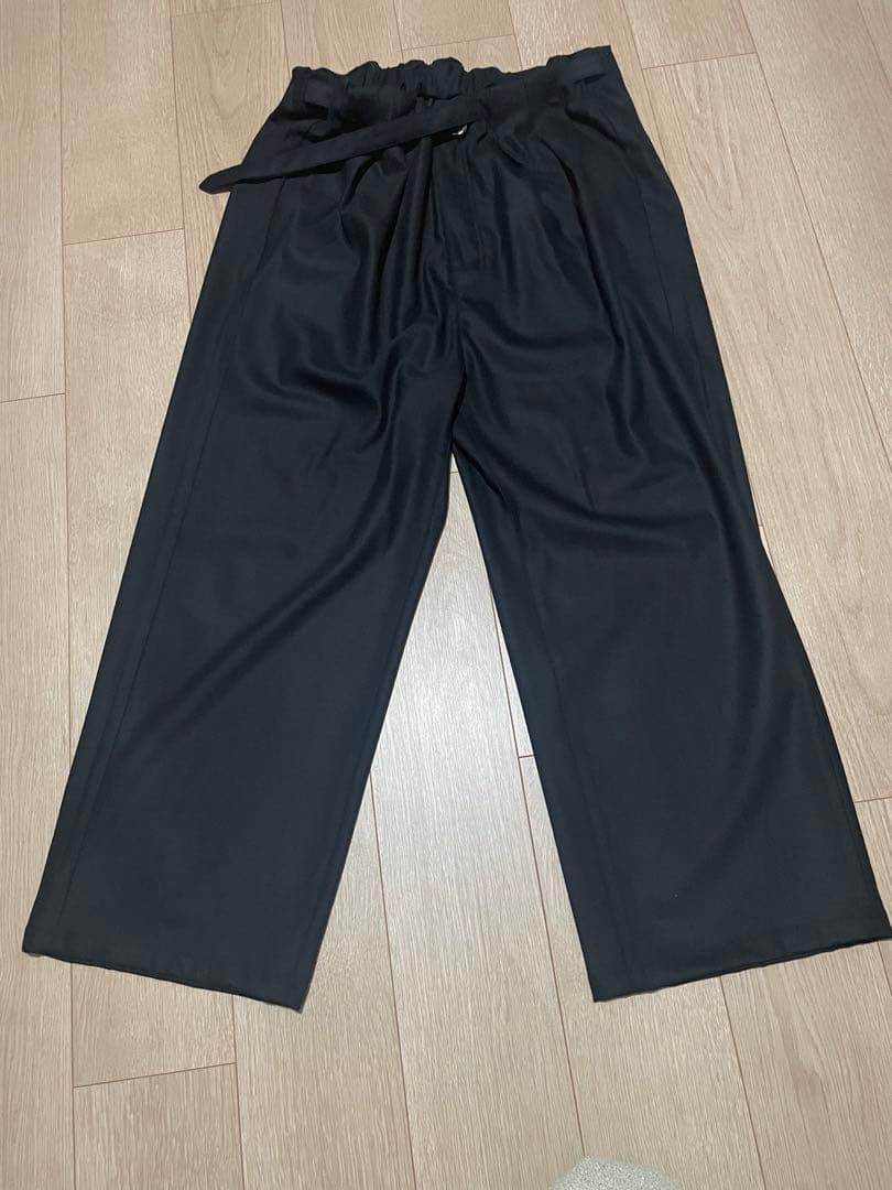 ANCELLM BACKSATIN BELTLESS SLACKS(サイズ:1)
