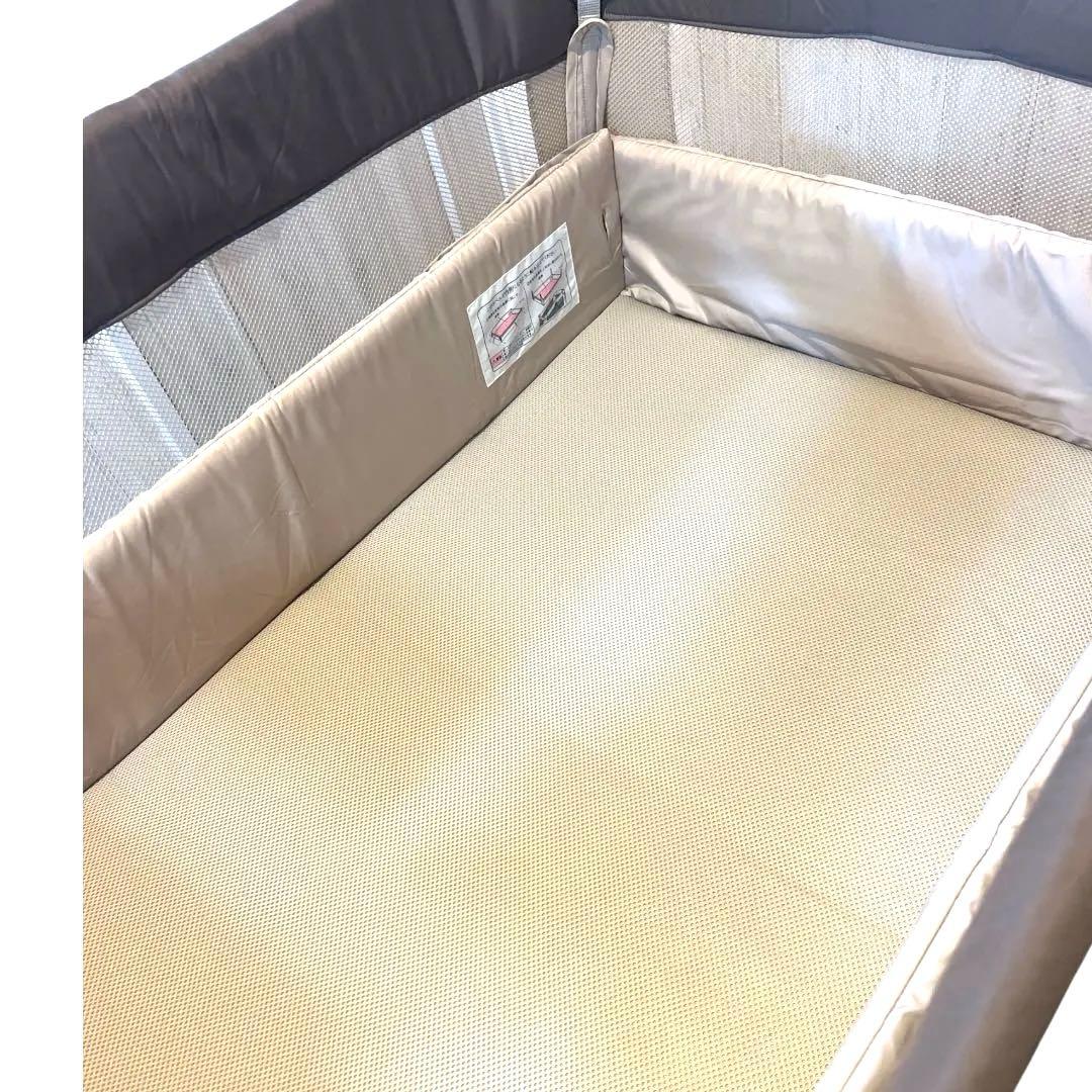 【美品】Aprica ココネルエアー 66047 折り畳み ベビーベッド