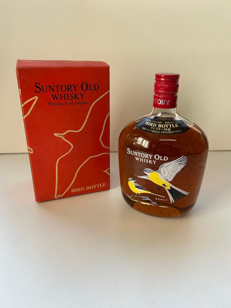 ♦︎③キセキレイ サントリー オールド ウイスキー 特級 バードボトル