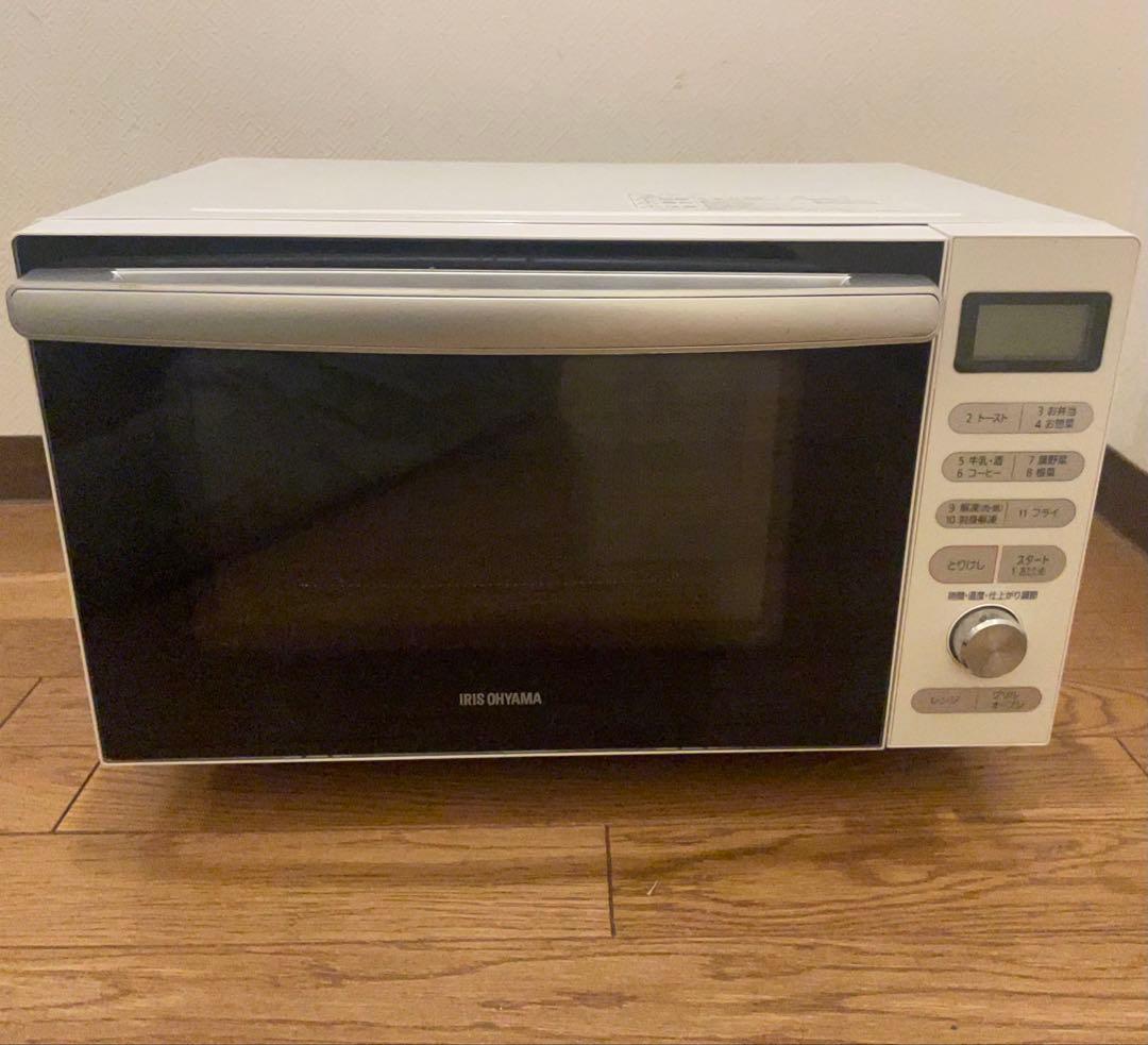 【説明書付属】アイリスオーヤマ オーブンレンジ MO-F1805-W