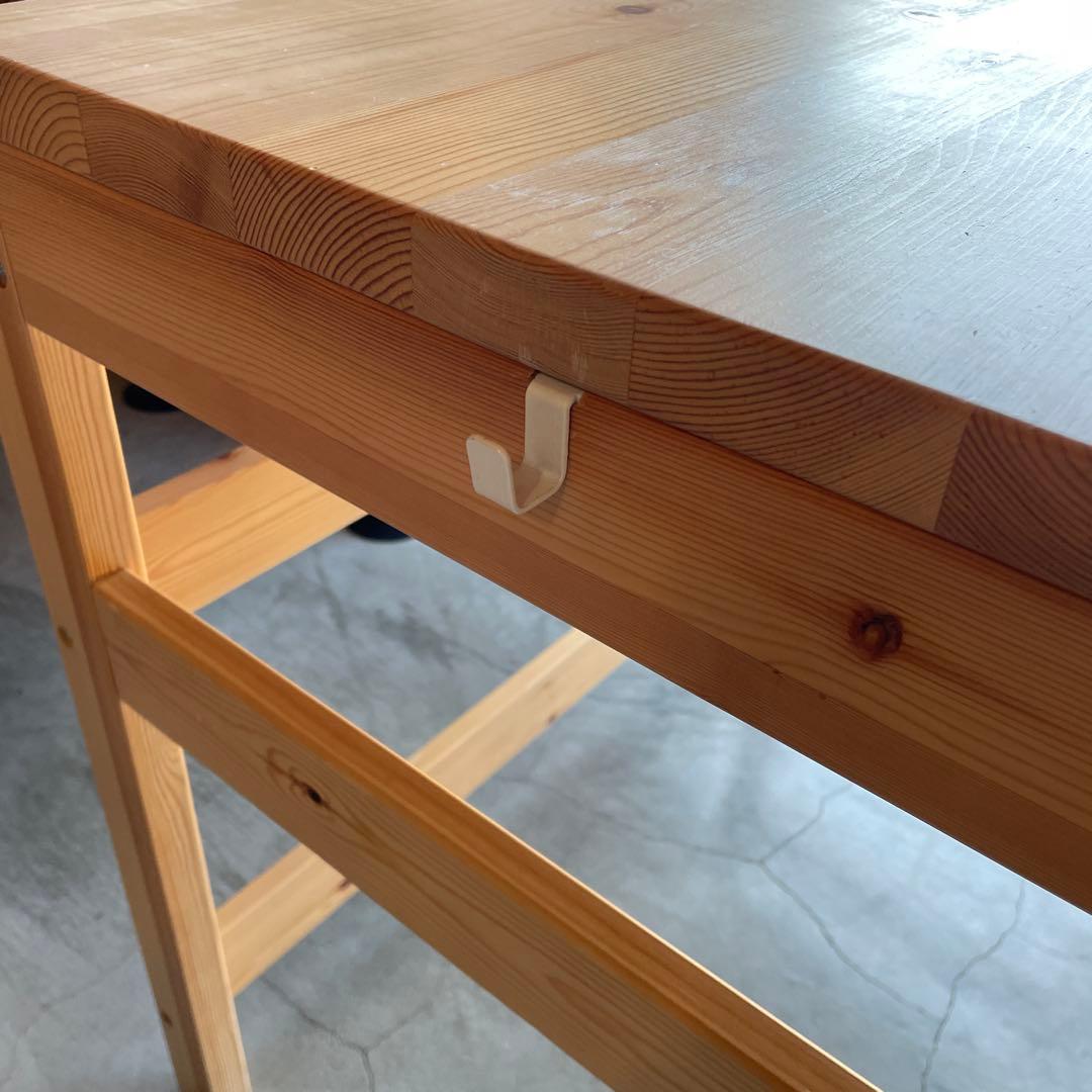 無印良品　パイン材デスク　机