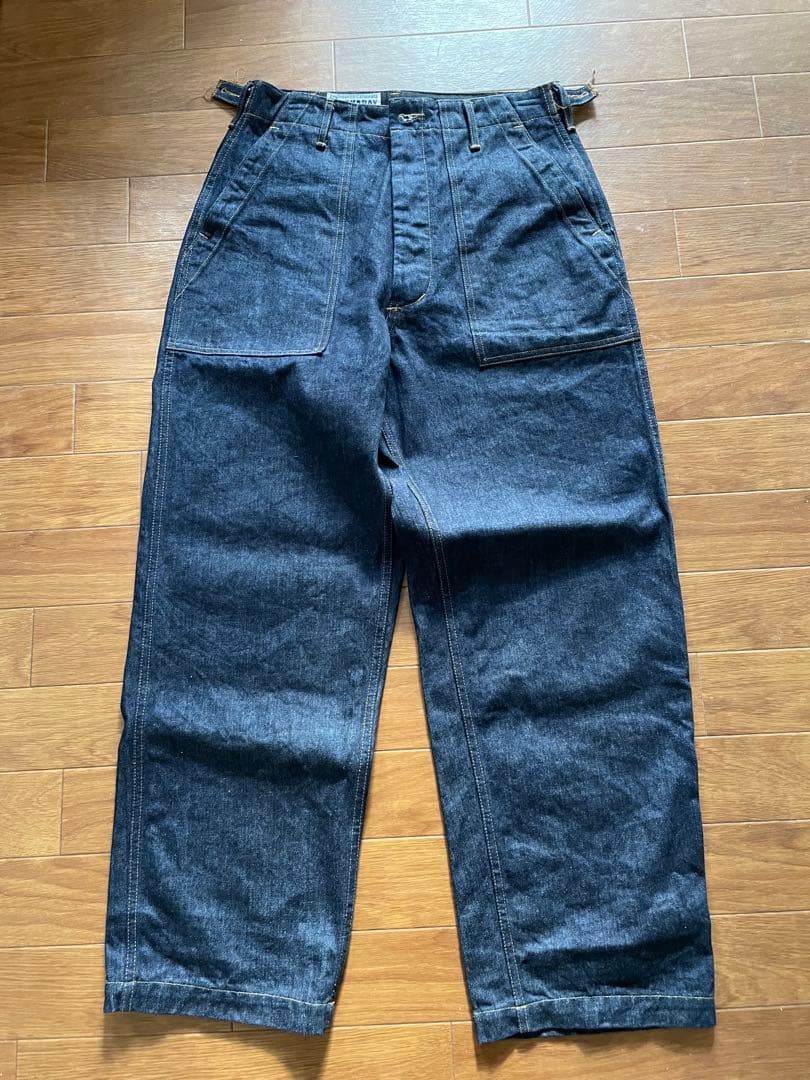 EG WORKADAY ワーカデイ　FATIGUE PANT コーンデニム　S