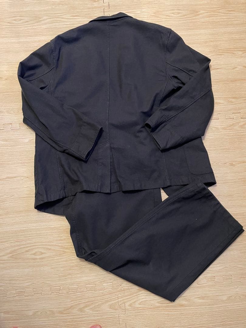 限定値下 MUJI Labo 和紙混カルゼジャケット&パンツ L