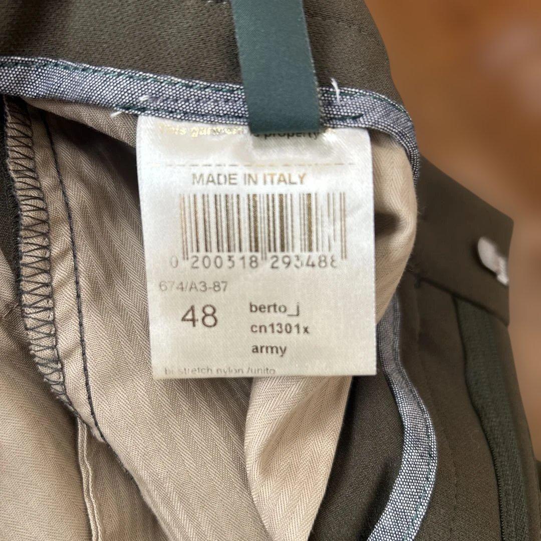 BERWICH BERTO ベルウィッチ ベルト ジャージースラックス 48