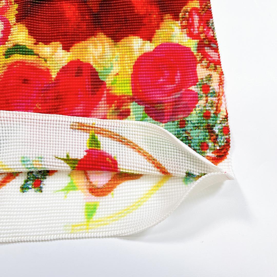 美品 me ISSEY MIYAKE いちご柄 半袖 カットソー ブラウス F