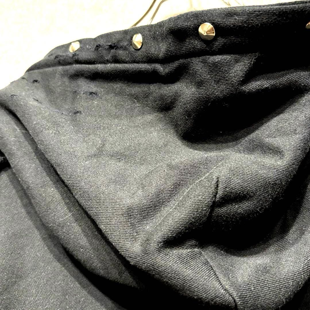 DimMoire ダメージ クラッシュ BIG フーディー パーカー ブラック