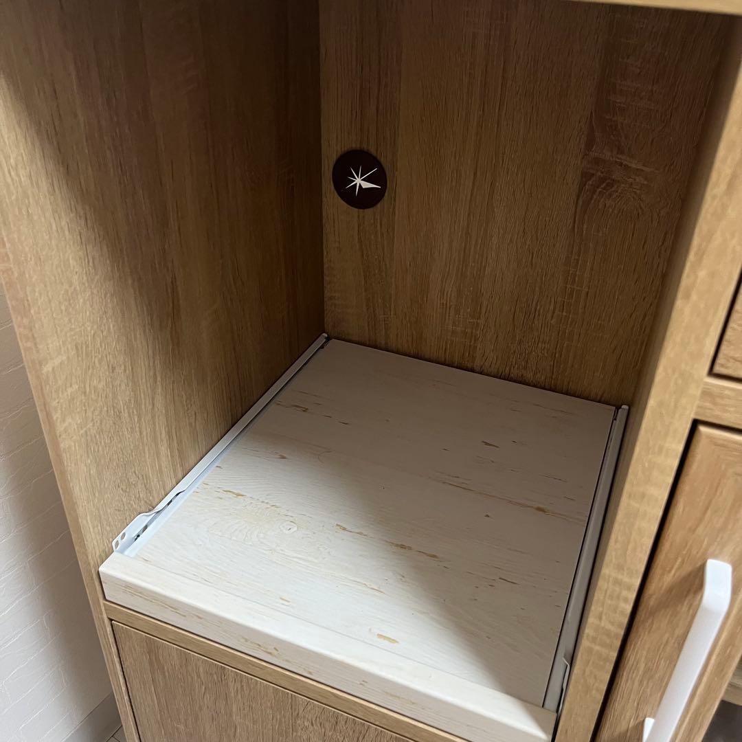 【最終値下げ】ナフコ ナチュラルウッド 食器棚・キッチンカウンター