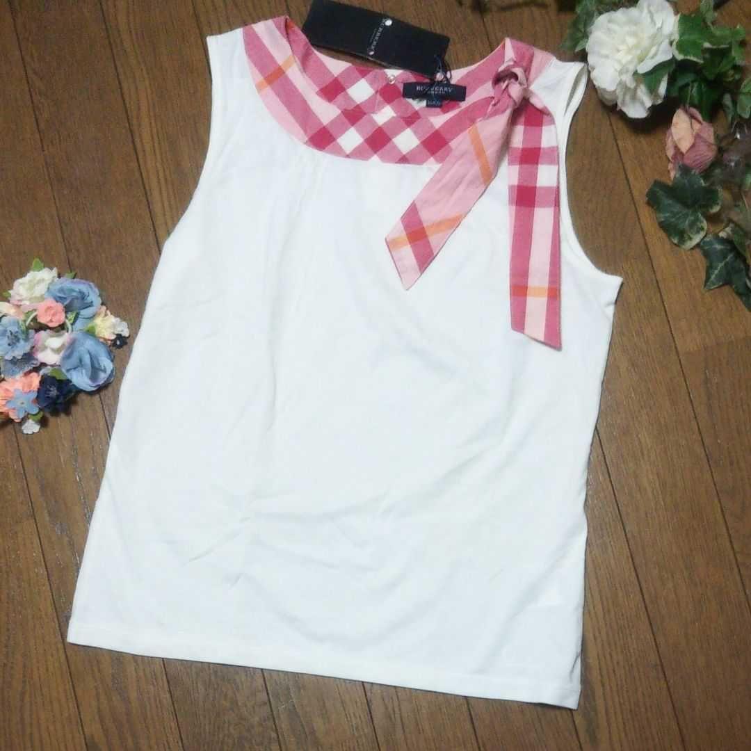 バーバリー 160 ノースリーブ【新品】トップス　Tシャツ　タンクトップ S