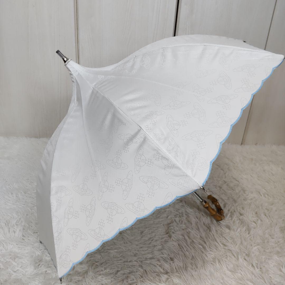 【美品】ヴィヴィアンウエストウッド パゴダ オーブ 総柄 日傘 晴雨兼用