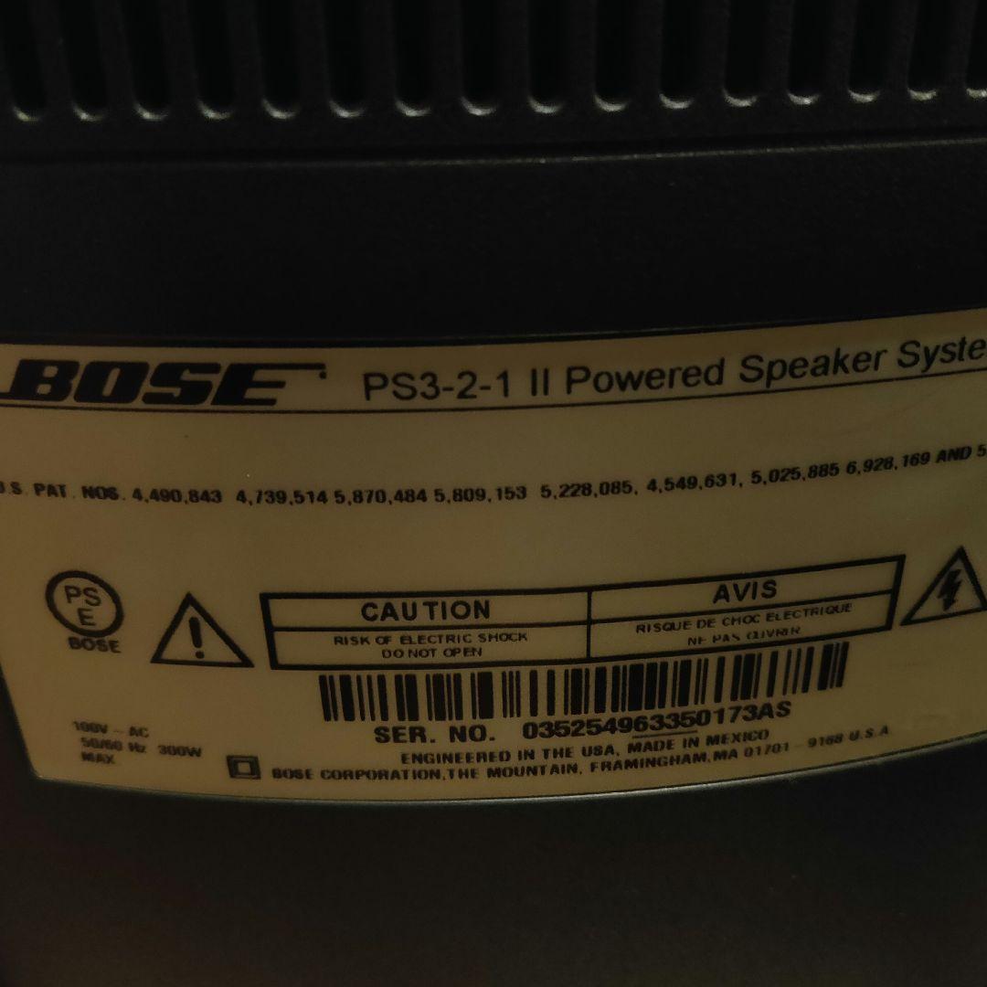 BOSE　 PS3・2・1 Ⅱ POWERED SPEAKER SYSTEM