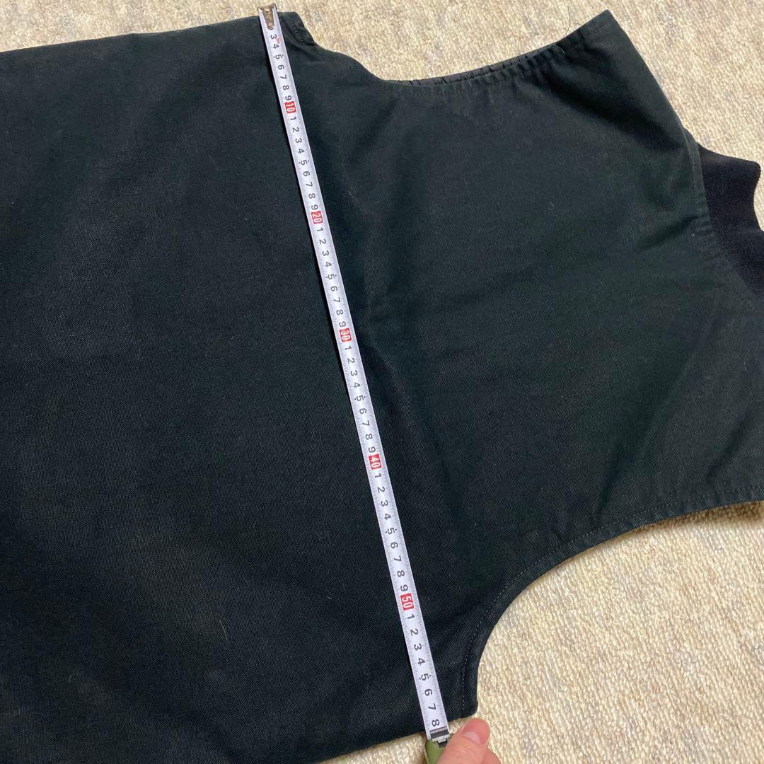 旧タグ Carhartt カーハート ベスト L ブラック 黒