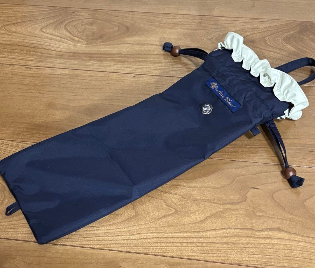 芦屋ロサブラン日傘 3段折フリル 遮光率100％