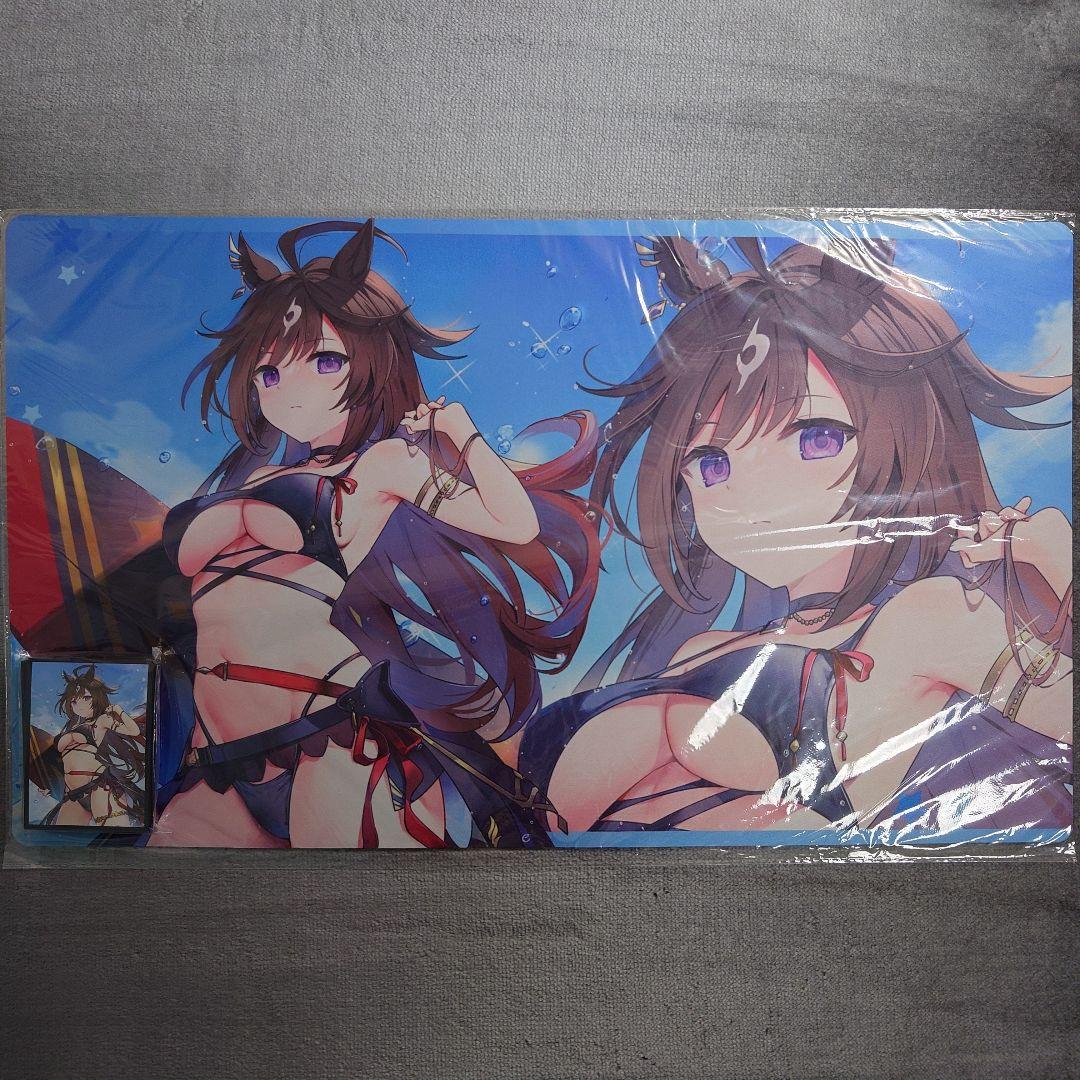 α2 ウマ娘 水着&サーフボード ドゥラメンテ スリーブ&プレイマット