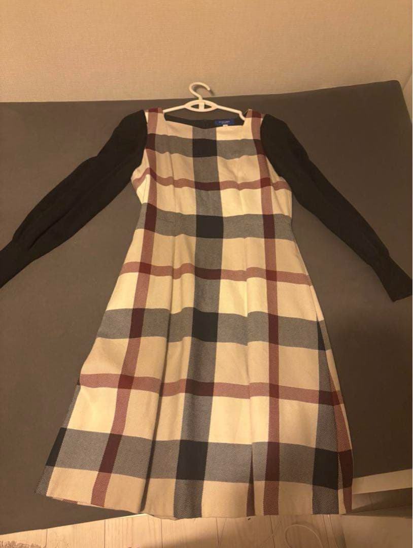 BLUE LABEL CRESTBRIDGE チェック柄ワンピース 36