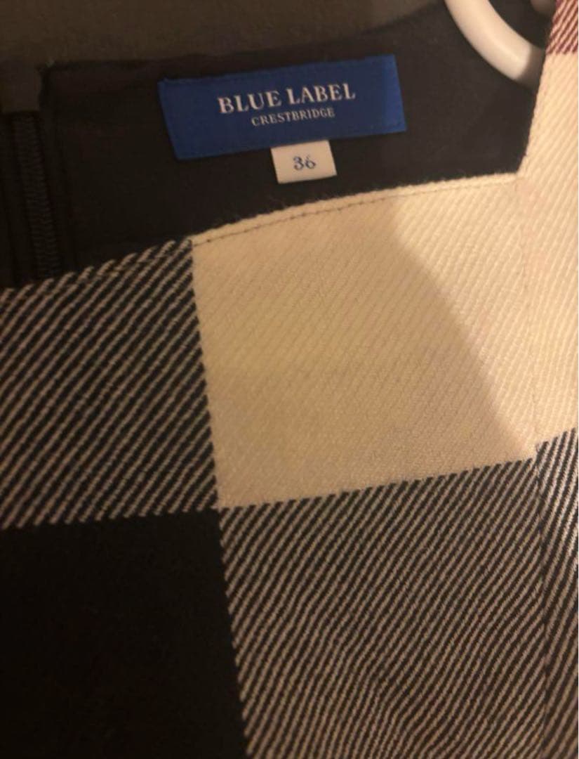 BLUE LABEL CRESTBRIDGE チェック柄ワンピース 36