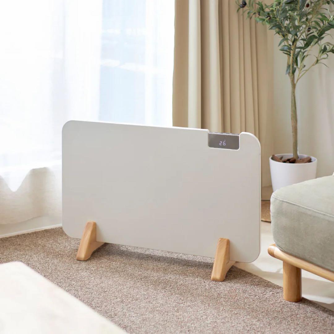 moku．パネルヒーター 北欧風 ヒーター 足元 あったか1200W