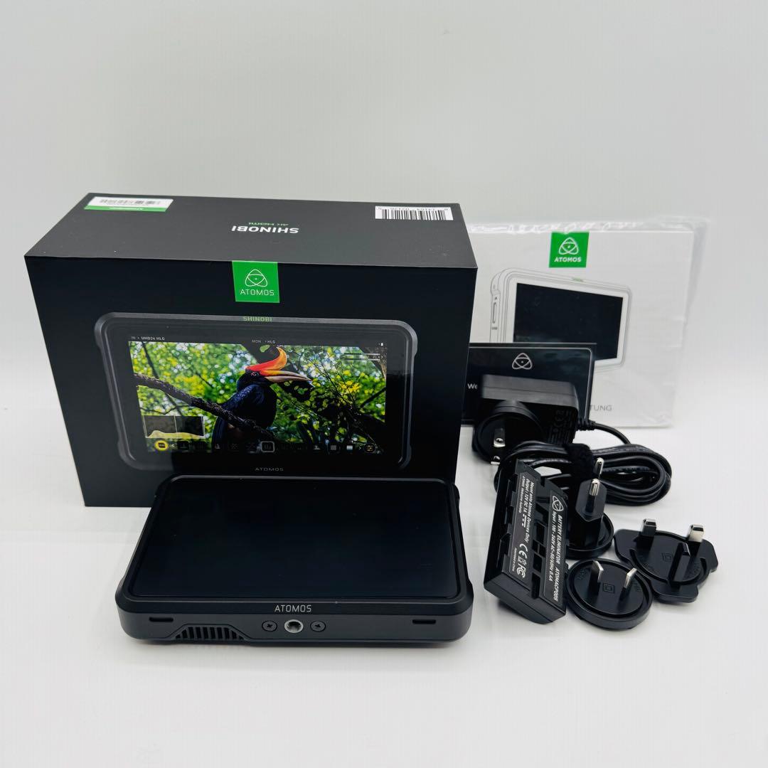 極美品★Atmos Shinobi 5.2インチ 4K外部モニター バッテリー付
