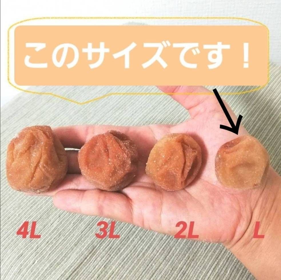 【ご家庭用に♪極小皮切れLサイズ10kg】天日塩と梅だけの紀州南高梅