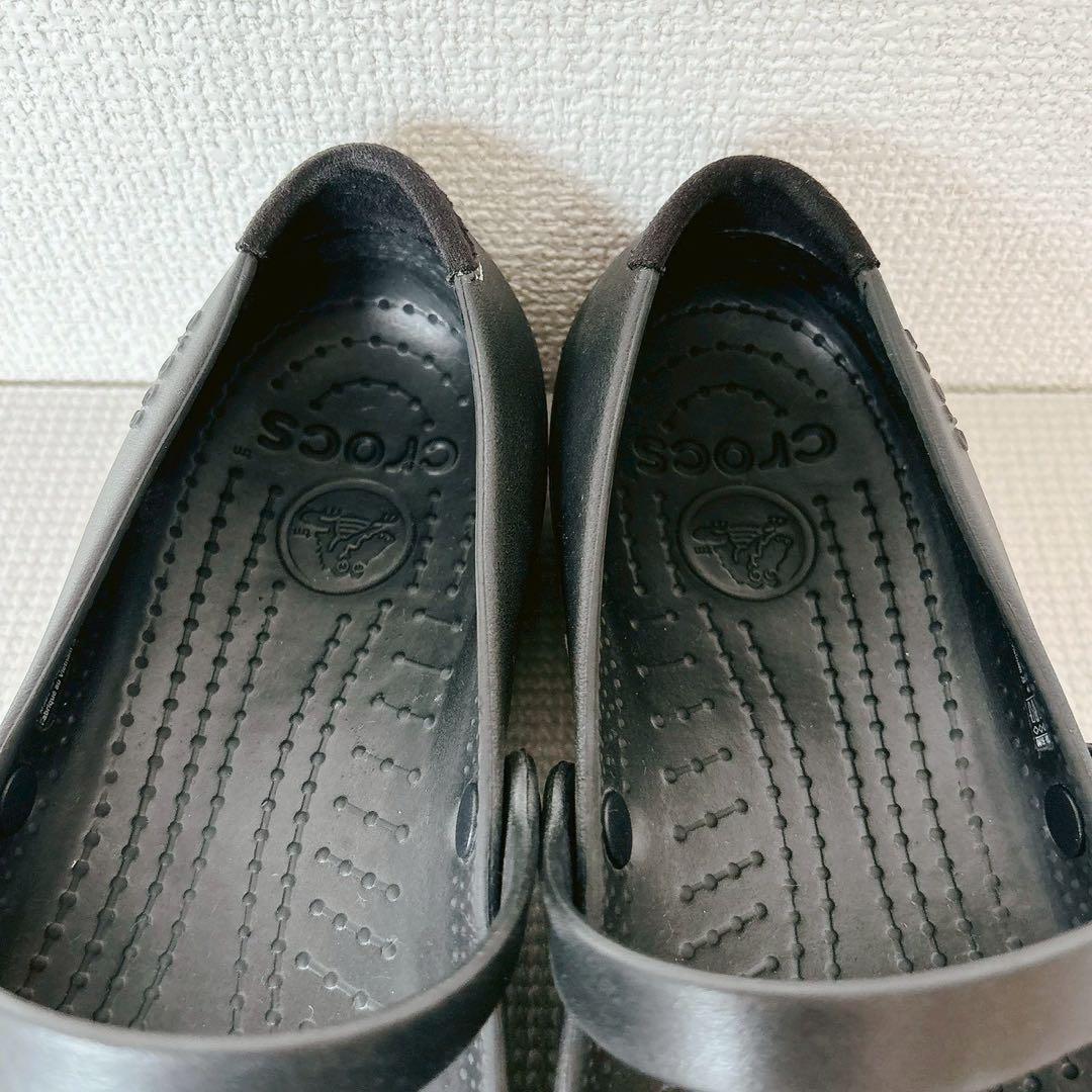 美品✨クロックス アリスワーク 黒 W9 25.0 メリージェーン
