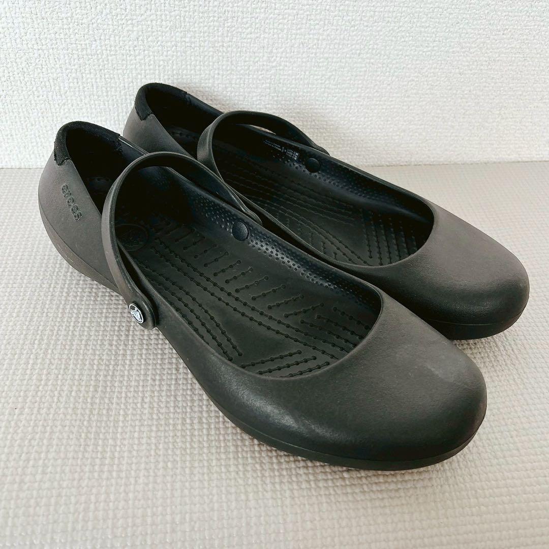 美品✨クロックス アリスワーク 黒 W9 25.0 メリージェーン