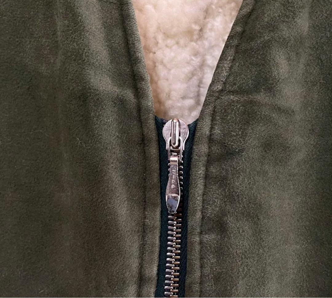 60s フレンチヴィンテージ ニット ムートン サーヴァントジャケット