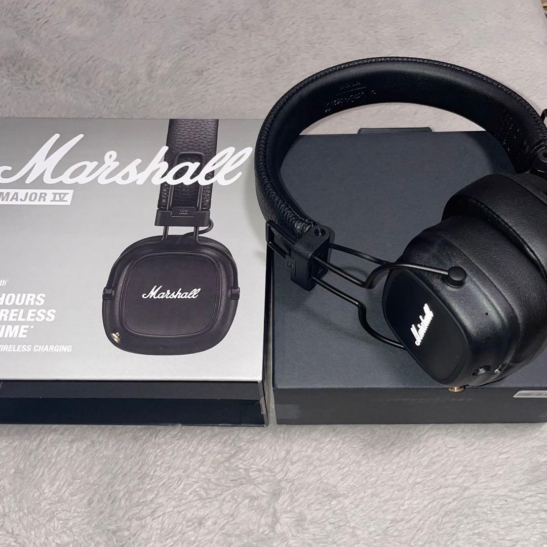 Marshall Major IV ワイヤレスヘッドホン ブラック