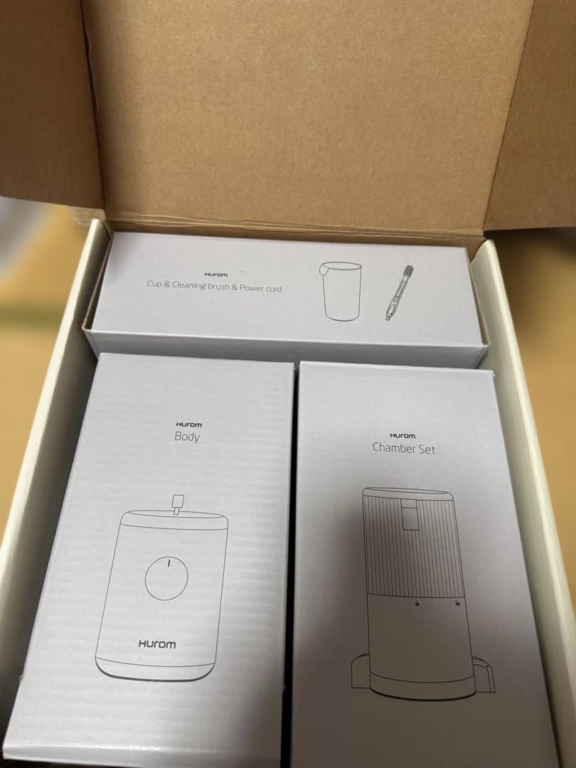 HUROM ジューサー H310A 美品 ホワイト