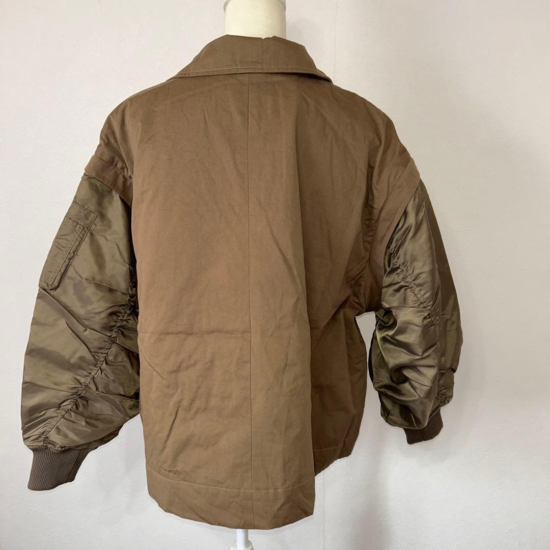 ラディエイト MA-1スリーブビッグカラージャケット新品未使用　ラシュッド