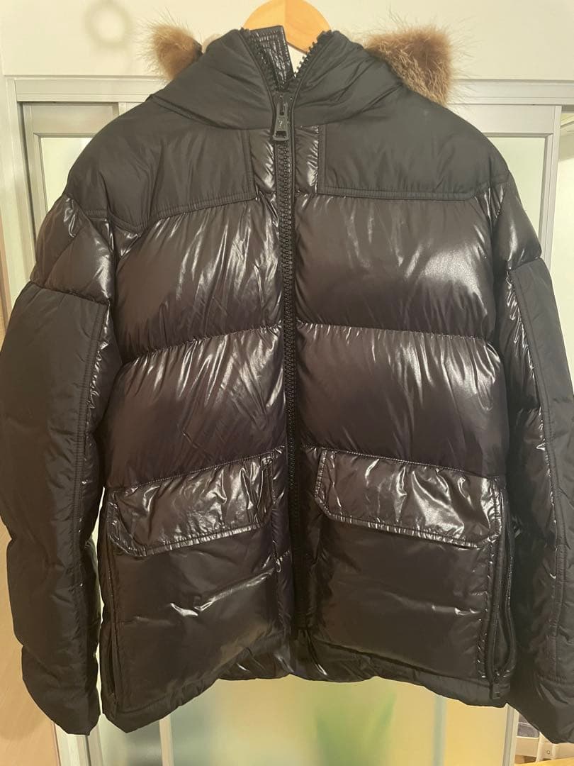 正規品 モンクレール ROBERT ロバート ダウン サイズ5 ファー付 認証済