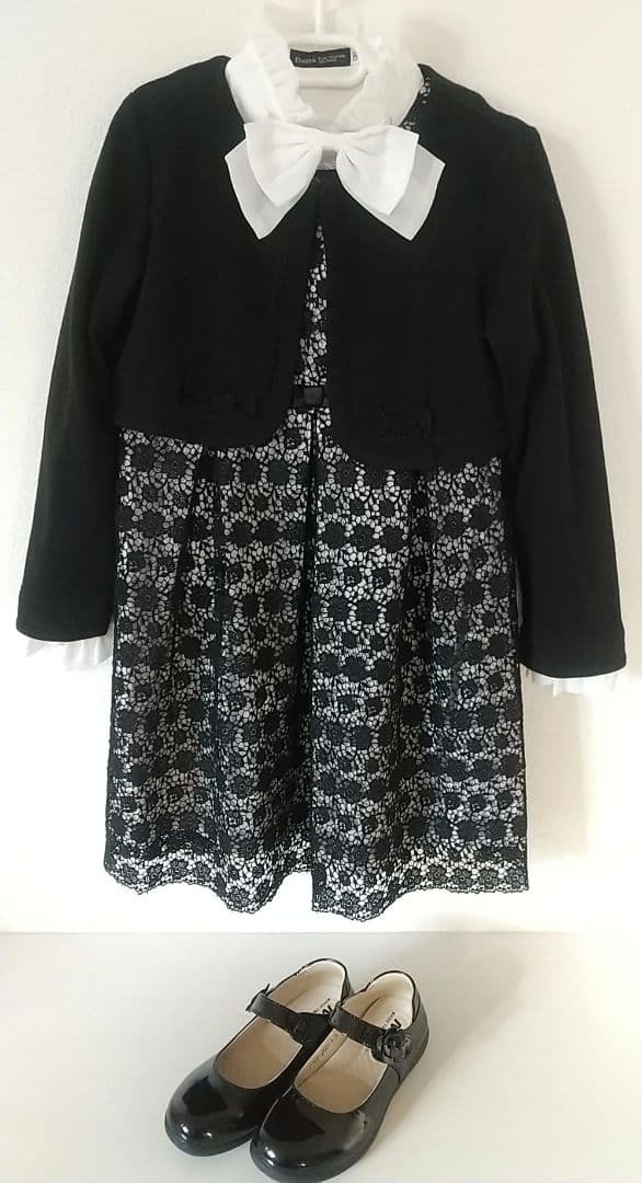 ベベ フォーマル4点セット 120cm