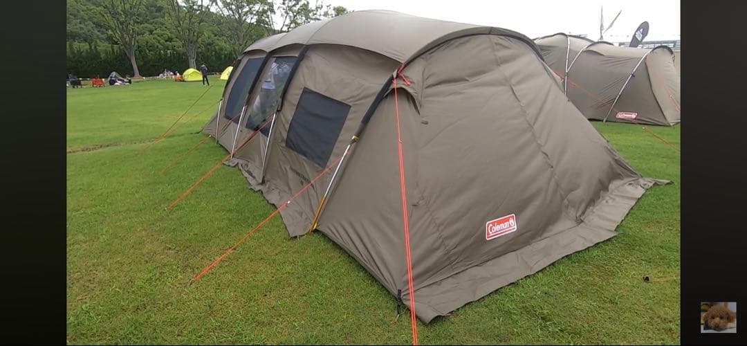 ColemanアテナLDXトンネル2ルームハウス・インナーマット付き♪