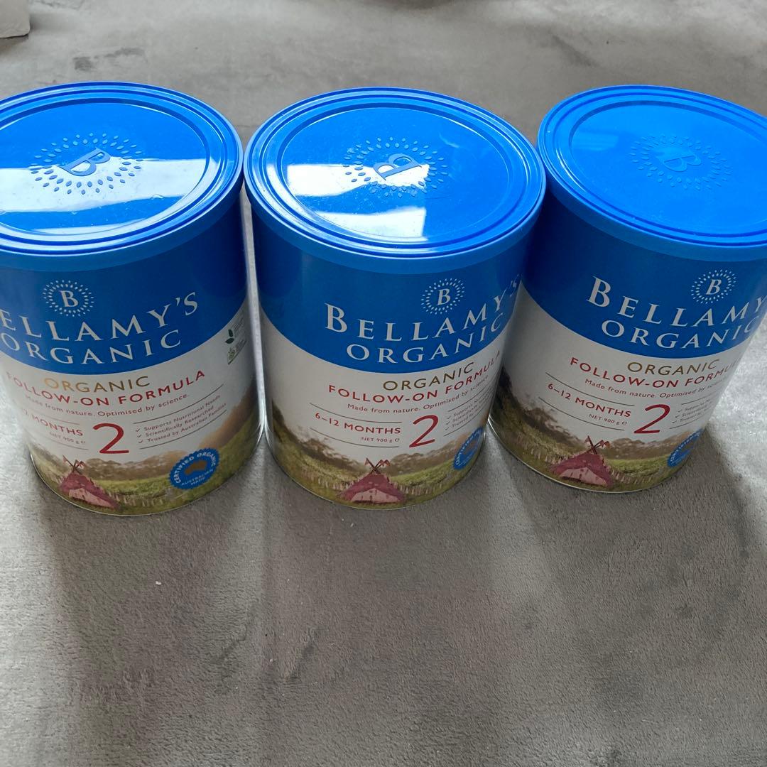 Bellamy's Organicミルク 3缶セット　ベラミーズ　6-12ヶ月