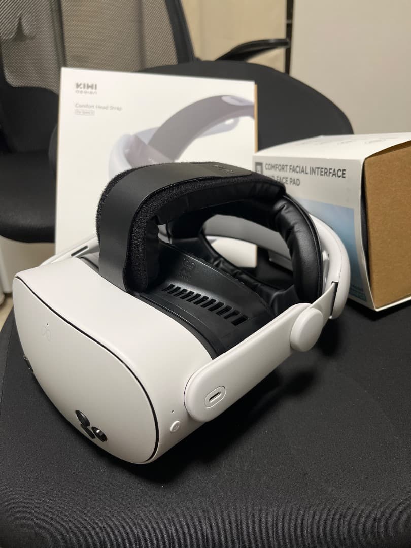 中古（箱無し） Quest 3s 128GB 換装済（純正品付）アクセ有