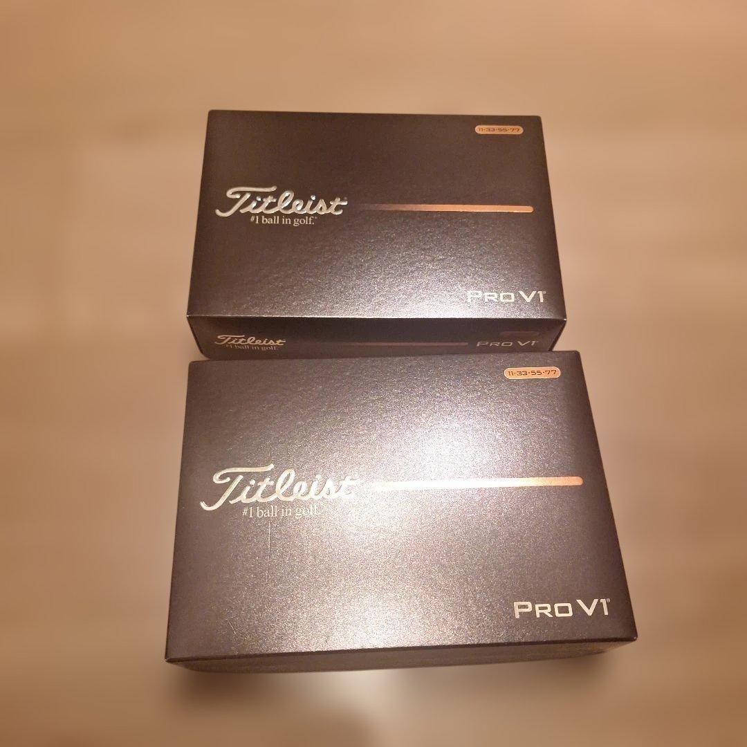 Titleist PRO V1 ゴルフボール 新品2箱セット