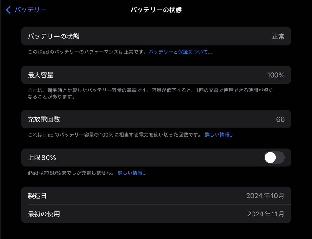 iPad Air(M2) 128GB スペースグレー