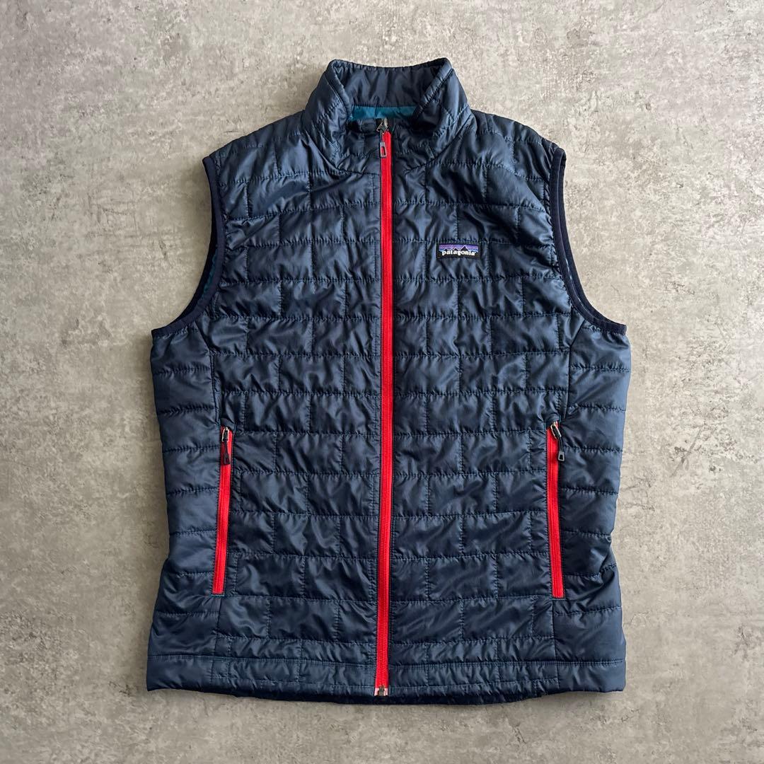 極美品■patagonia【M】ナノパフベスト ネイビー パーマフロスト