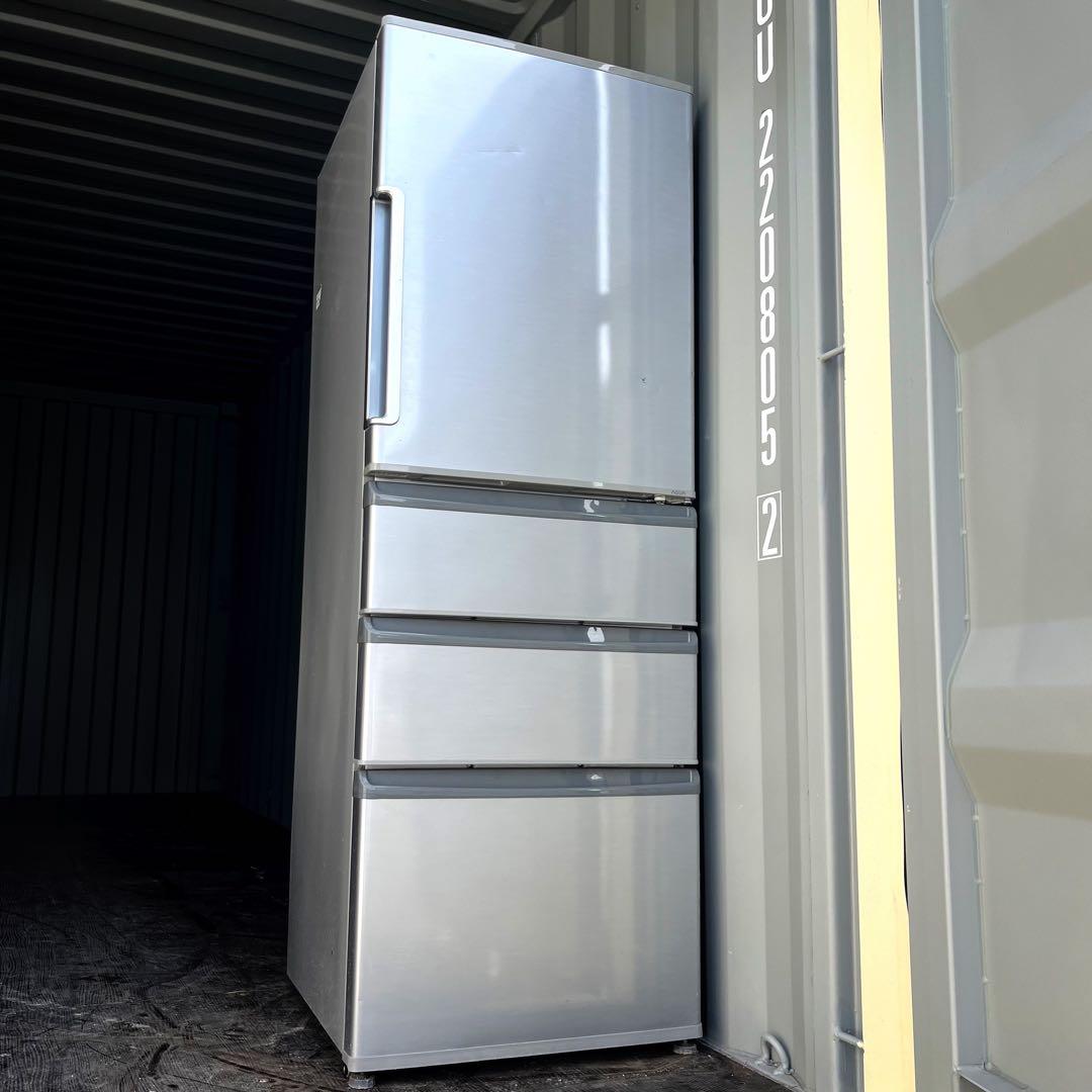 81取付無料！AQUAスタイリッシュミスティシルバー高性能4ドア冷蔵庫！洗濯機