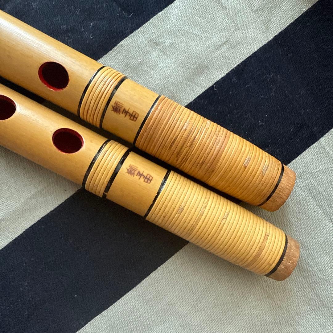 【獅子田】篠笛 竹製 6穴 7穴　六本調子