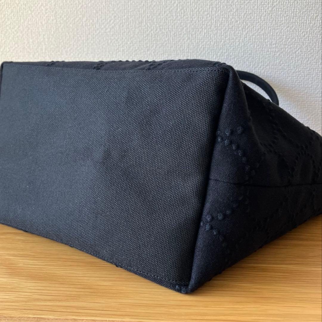 トートバッグ　dopタンバリン　ブラック