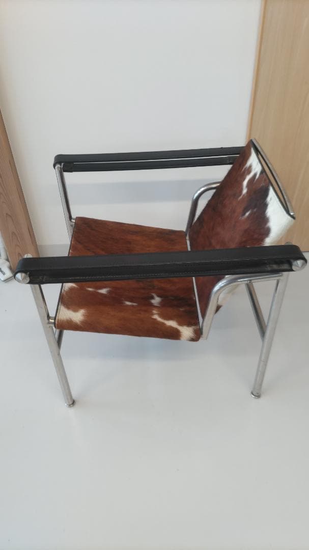 ルコルビジェ　ハラコ　毛皮　LC1　スリングチェア