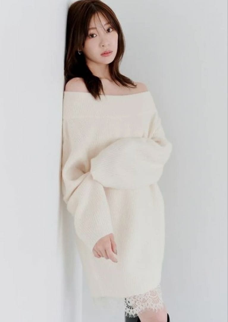 スナイデルニットセットキャミミニワンピース