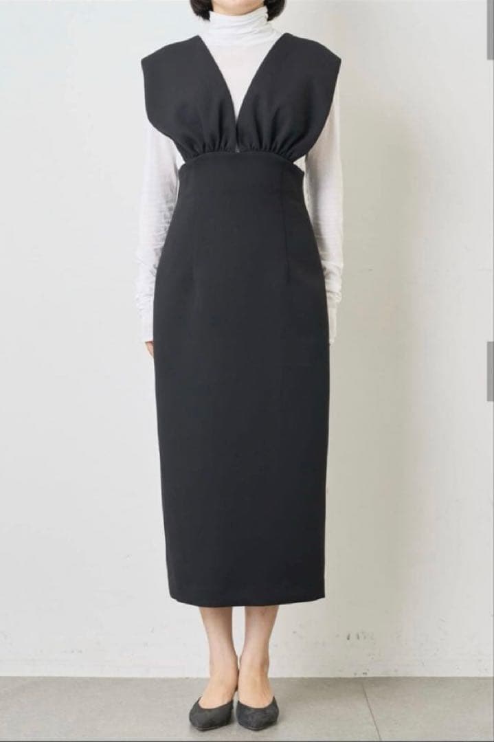 Whim Gazette(ウィム ガゼット) Vジャンスカワンピース