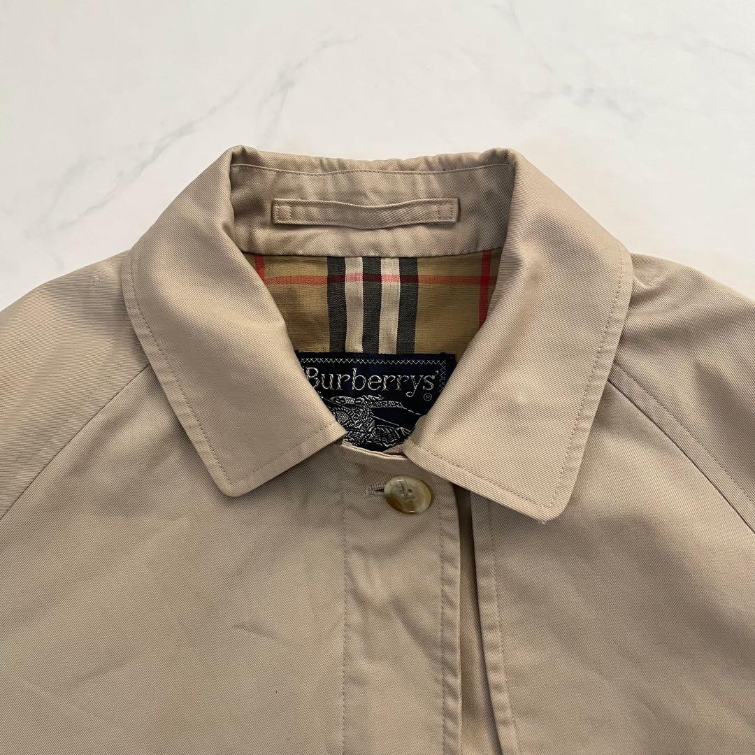 希少デザイン　バーバリーズ　ハリントンジャケット　ベージュ　Lサイズ相当