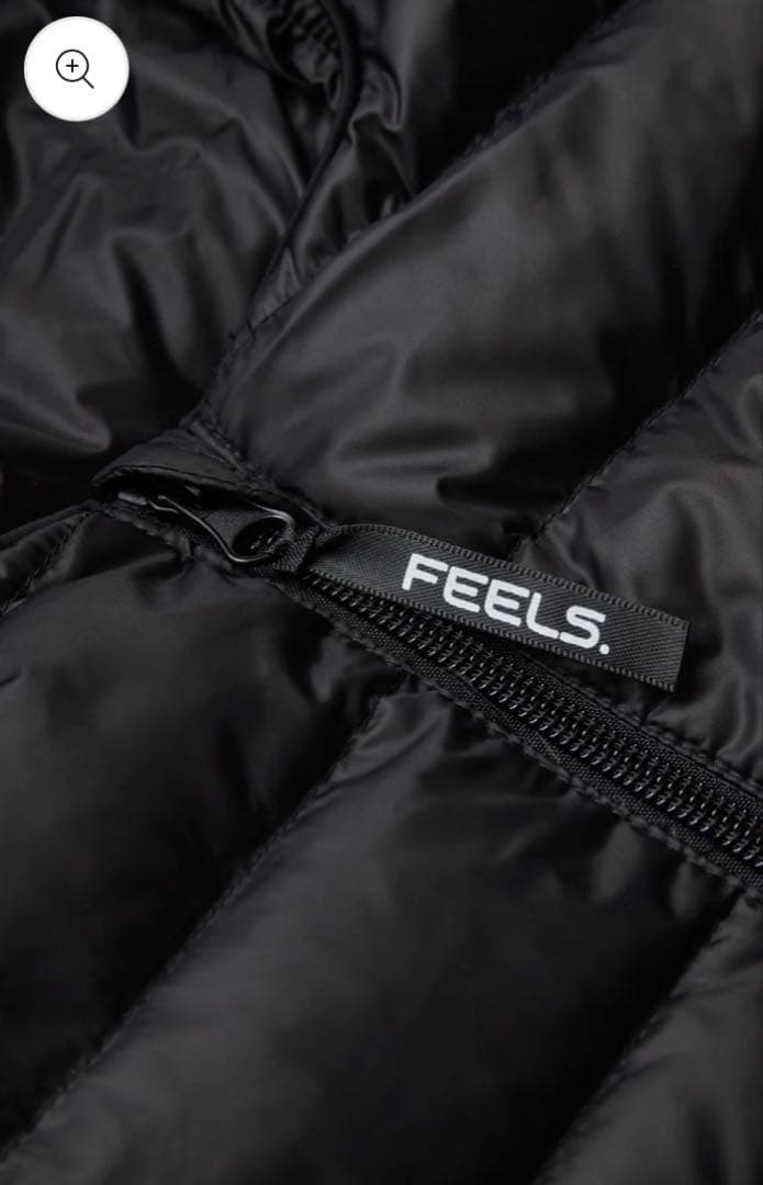 FEELS 上杉柊平 SHELL DOWN JACKET BLACK