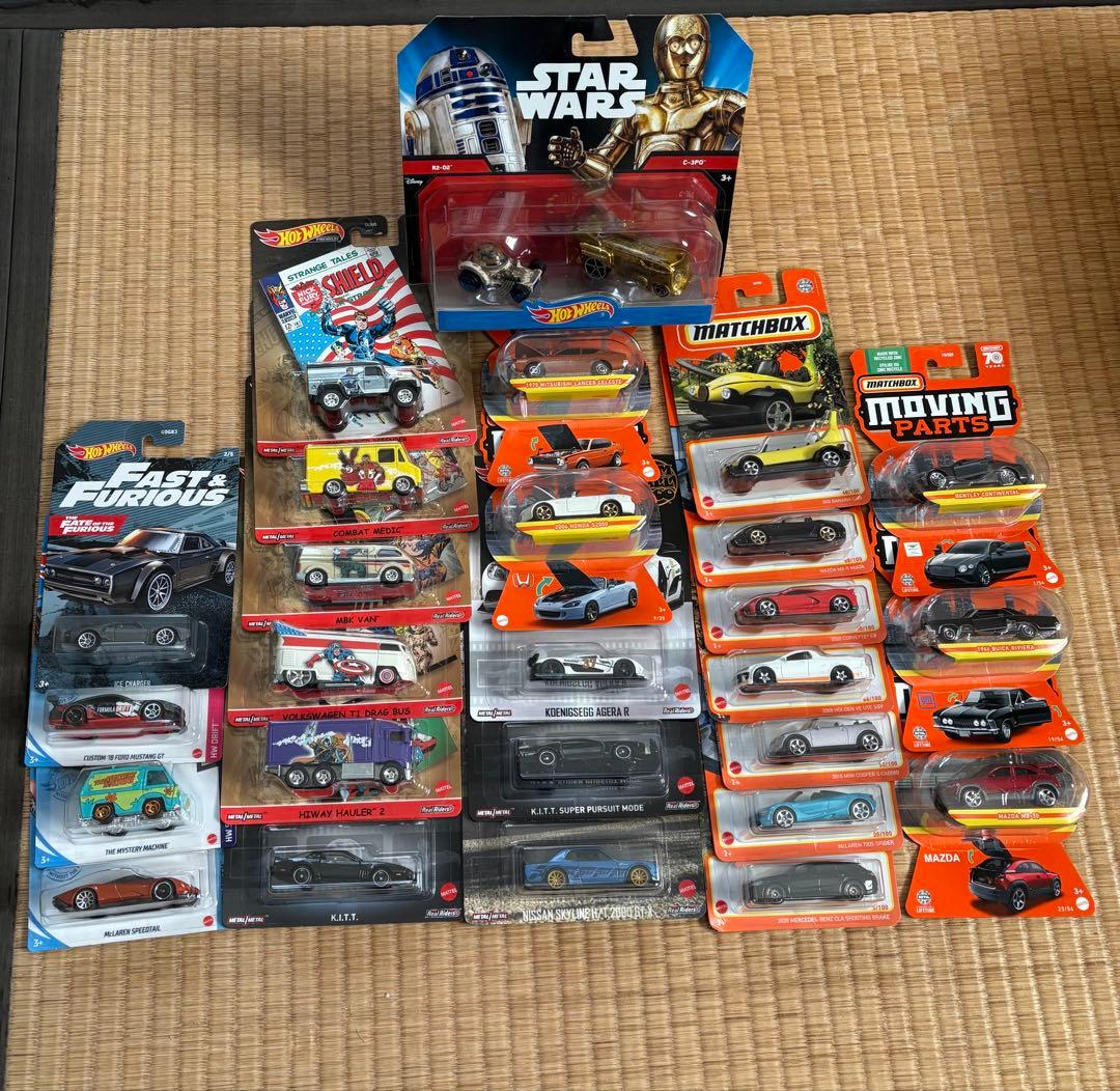 ホットウィール、マッチボックスまとめ売りセット 未開封