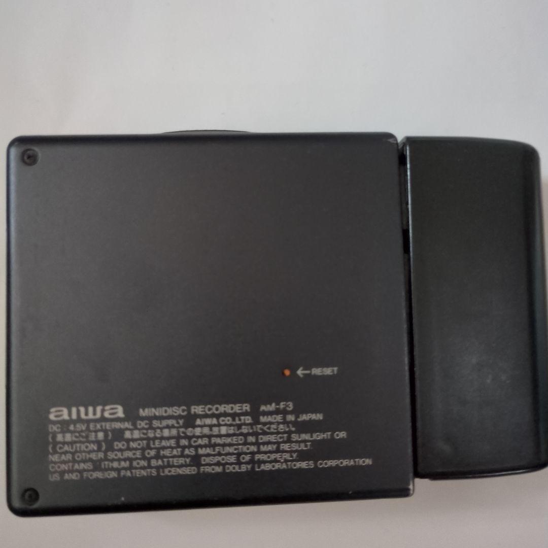 ぱ*ん様 ジャンク品☆Aiwa アイワAMーF3 ポータブルMDレコーダー