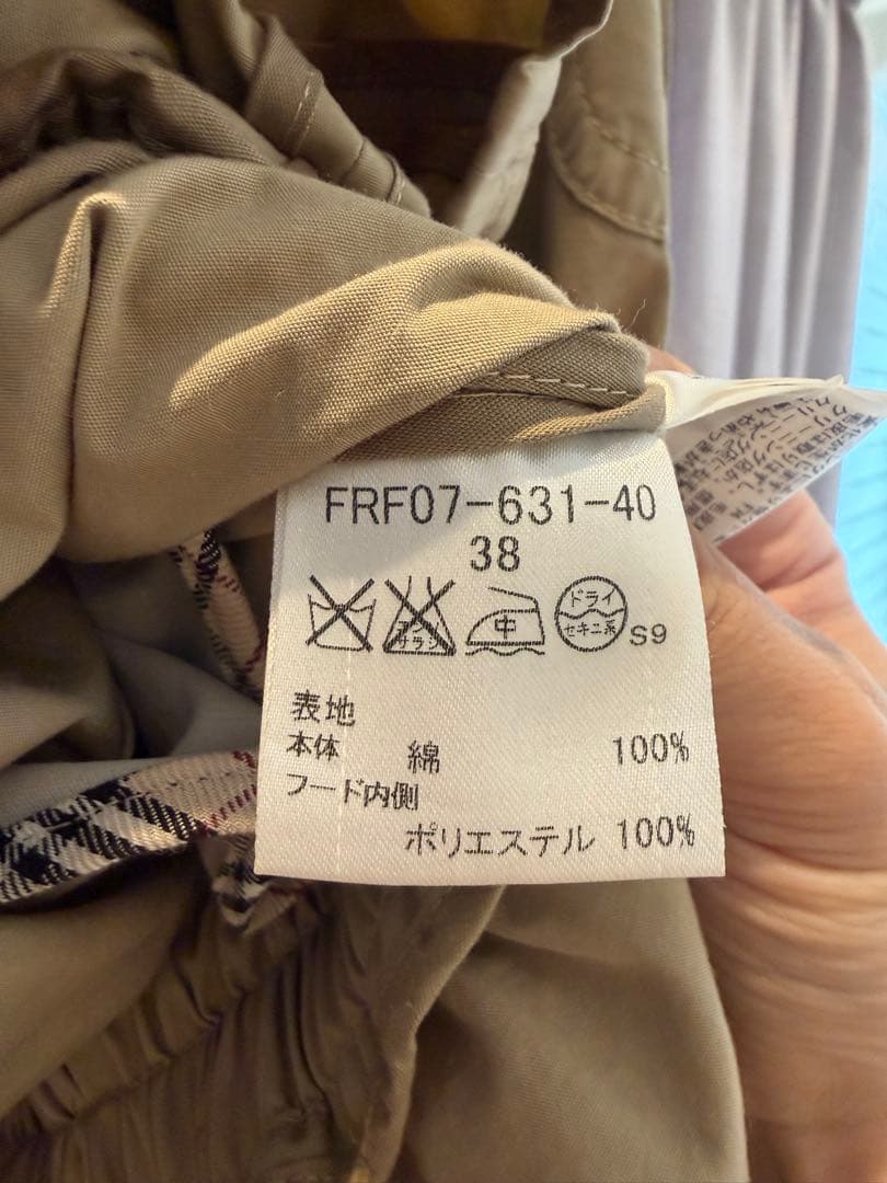 バーバリーブルーレーベル モッズコート サイズ38