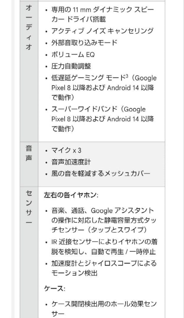 【新品】Google Pixel Buds Pro（色：Charcoal）
