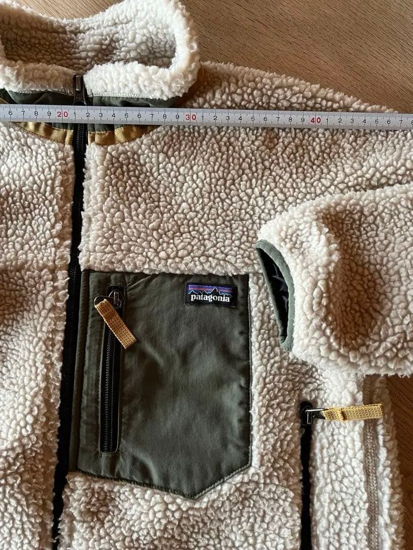 のり　値下げ！【美品】パタゴニア　ギッズ　レトロX ジャケット　グリーン