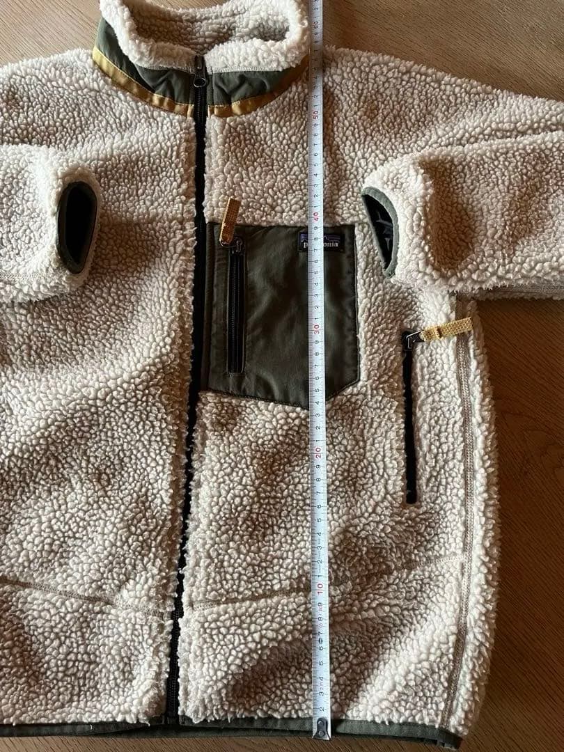 のり　値下げ！【美品】パタゴニア　ギッズ　レトロX ジャケット　グリーン